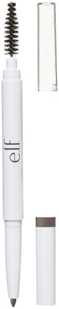 e.l.f. Instant Lift Brow Pencil, Dual-Sided, Precise, Fine Tip, Shapes, Defines, Fills Brows, Contours, Combs, Tames, Neutral Brown, 0.006 Oz