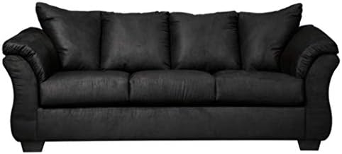 Signature Design by Ashley Darcy Classic Contemporary Sofa, Black